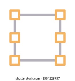 layout vector color line icon 