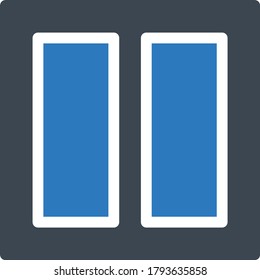 layout vector glyph color icon 