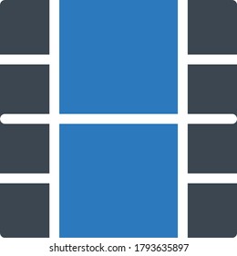 layout vector glyph color icon 