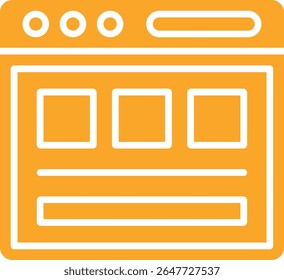Layout vector icon. Can be used for printing, mobile and web applications.