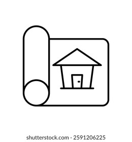 Layout vector icon design use realestate illustration
