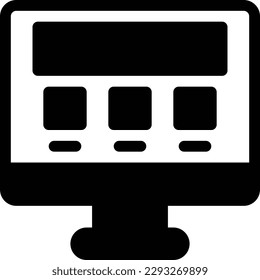 Layout Vektorgrafik auf transparentem Hintergrund.Hochwertige Symbole.Glyphen Vektorsymbol für Konzept und Grafikdesign.