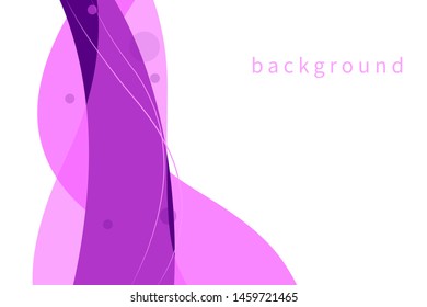 Layout with wavy design elements, curve shape, wave fluid, flyer promotion template, absract background with smooth wave. Vector illustration