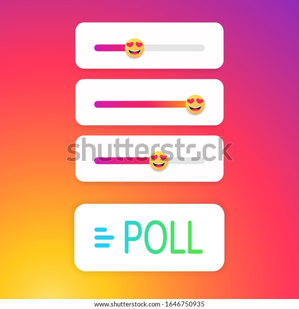 Download Layout Web Slider Emoji Smile Poll Stock Vector Royalty Free 1646750935