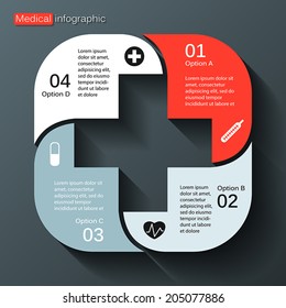 Layout for your options. Can be used for info graphic.