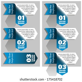 Layout for your options or horizontal steps. Abstract template for background.