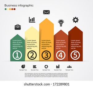 Layout for your options or steps. Abstract template for background.