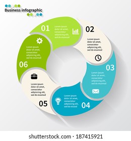Layout for your options or steps. Abstract template for background.