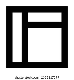Layouting icon. Suitable for website UI design