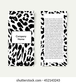 layout,leopard,spot,business cards
