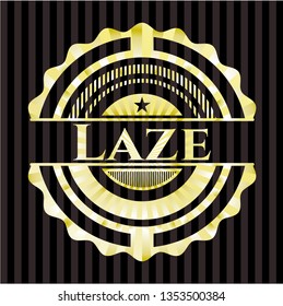 Laze golden emblem or badge