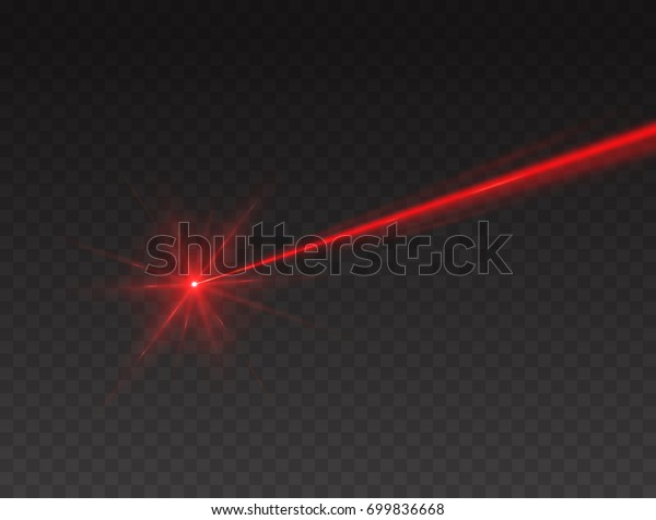 Lazer Beam Isolated On Transparent Background Stock Vector (Royalty ...