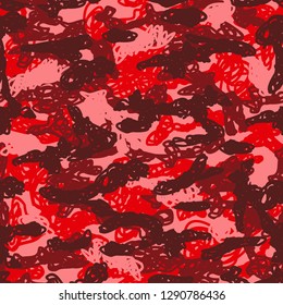 Lazy Camoflage Sameless Pattern Full Color 2019