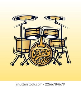 Lazy drum cartoon character ilustration
Suitable for t-shirts, posters, sticker, wallpapers, etc