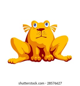 Lazy Frog-Dog Hybrid Character