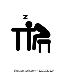 lazy human icon. Trendy lazy human logo concept on white background from Feelings collection. Suitable for use on web apps, mobile apps and print media.