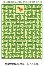 Lazy Kitty Maze Game - help lazy kitten find her way out of  the maze