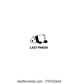 Lazy Panda Icon, Logo Design.