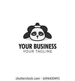 Lazy Panda Logo Design Template