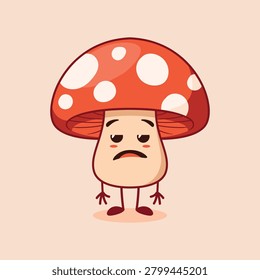 lazy Red Mushroom character