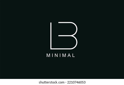 LB or BL Abstract initial monogram letter alphabet logo