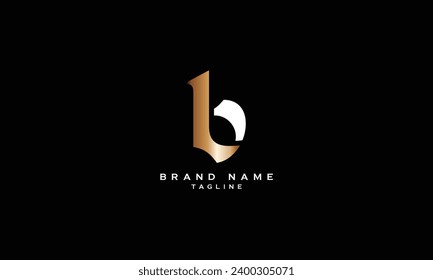 LB, BL, Abstract initial monogram letter alphabet logo design