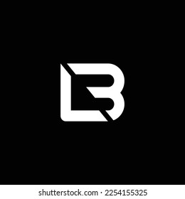 LB or BL abstract outstanding professional business awesome artistic branding company different colors illustration logo