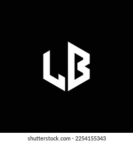 LB or BL abstract outstanding professional business awesome artistic branding company different colors illustration logo