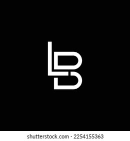 LB or BL abstract outstanding professional business awesome artistic branding company different colors illustration logo