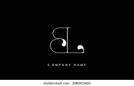 LB, BL Alphabets Letters Logo Monogram