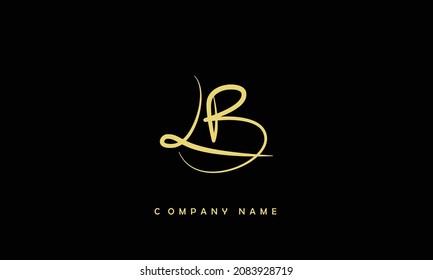 LB, BL Alphabets Letters Logo Monogram