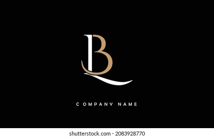 LB, BL Alphabets Letters Logo Monogram