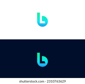 LB, BL, B Letter logo vector template design. Simple Linked Letter BL, LB, B Logo design.