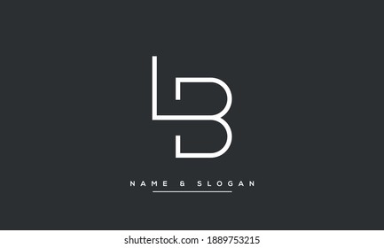 LB, BL INITIALS LETTERS LOGO MONOGRAM