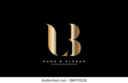 LB, BL INITIALS LETTERS LOGO MONOGRAM