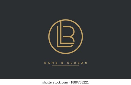 LB, BL INITIALS LETTERS LOGO MONOGRAM