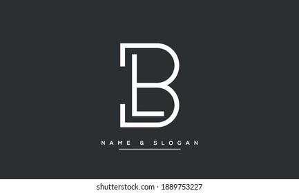 LB, BL INITIALS LETTERS LOGO MONOGRAM