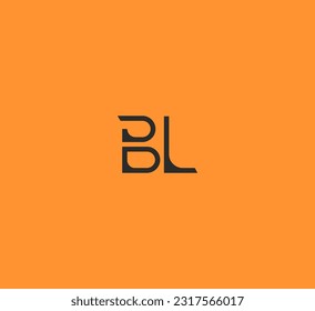 LB, BL letter logo design template elements. Modern abstract digital alphabet letter logo. Vector illustration. New Modern logo.