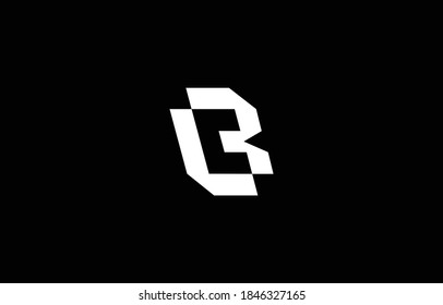 LB BL logo design concept with background. Initial based creative minimal monogram icon letter. Modern luxury alphabet vector design