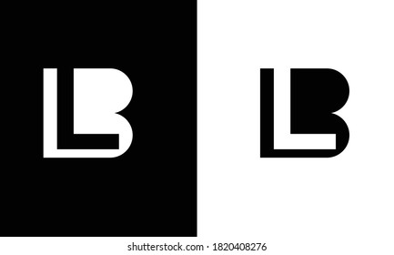 LB ,BL,B,L  Abstract Letters LOGO Monogram