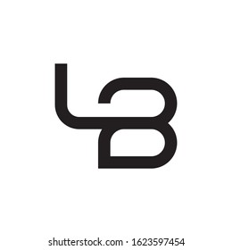 LB initial letter logo template vector icon design