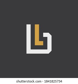 LB initial logo design. Letter B and L logo vector, modern and professional monogram. LB icon template for business, company, brand, corporate. Logotype for sports, gym, store, adventure, travel, etc