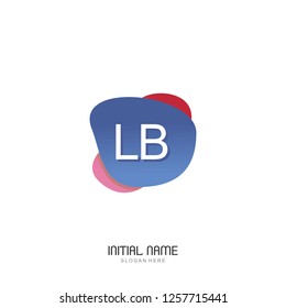 LB Initial logo template vector