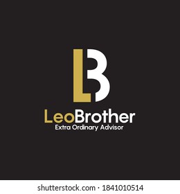 LB letter initial logo design vector template