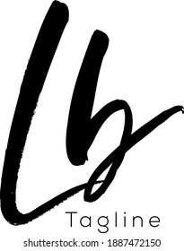 LB  Letter Initial Logo Design, Vector Template