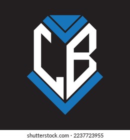 LB letter logo design on black background. LB creative initials letter logo concept. LB letter design.	
