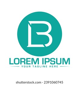 Logo-Design des Briefes Einzigartiges und modernes Logo-Design