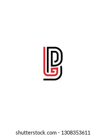 LB Letter Logo Icon 004