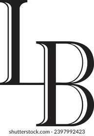 LB letter logo modern design