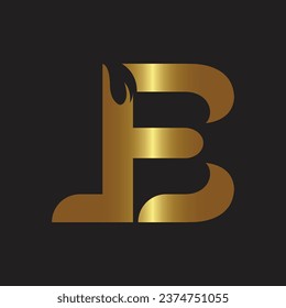 LB letter logo template elements. LB letter vector illustration logo design .